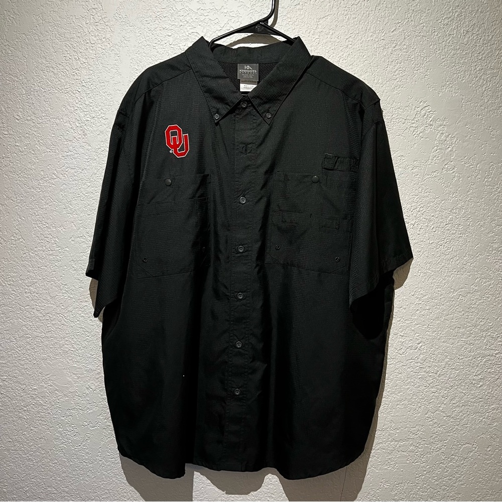 Knights Apparel OU University Oklahoma Sooners PFG Performance Fishing Shirt 2XL